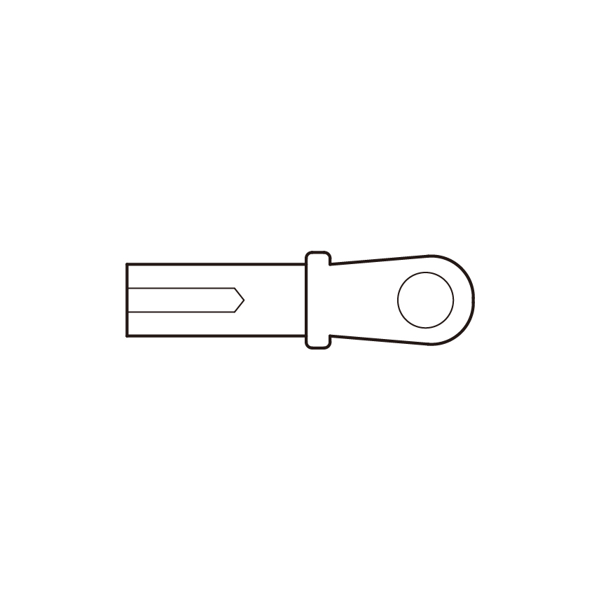 bolt eyelet stud dim